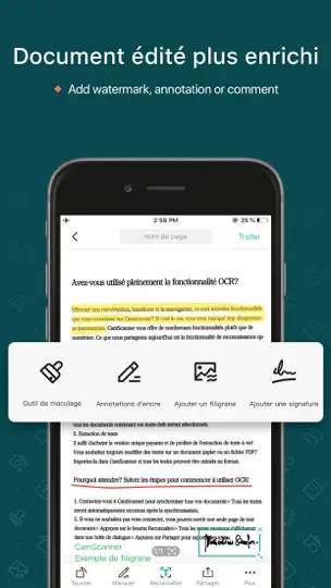 Capture d'écran de CamScanner - PDF Scanner App sur iPhone 5