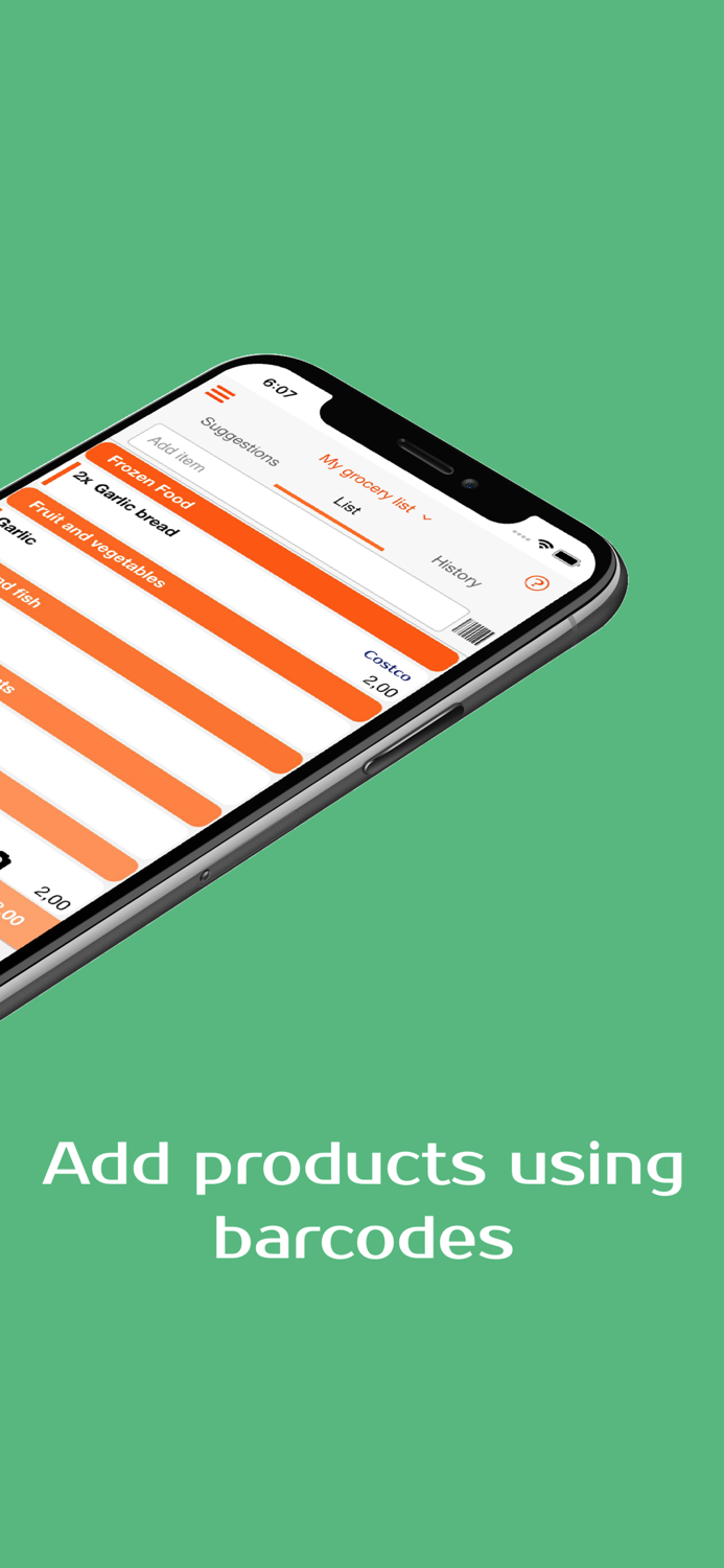Grosh Intelligent Grocery List