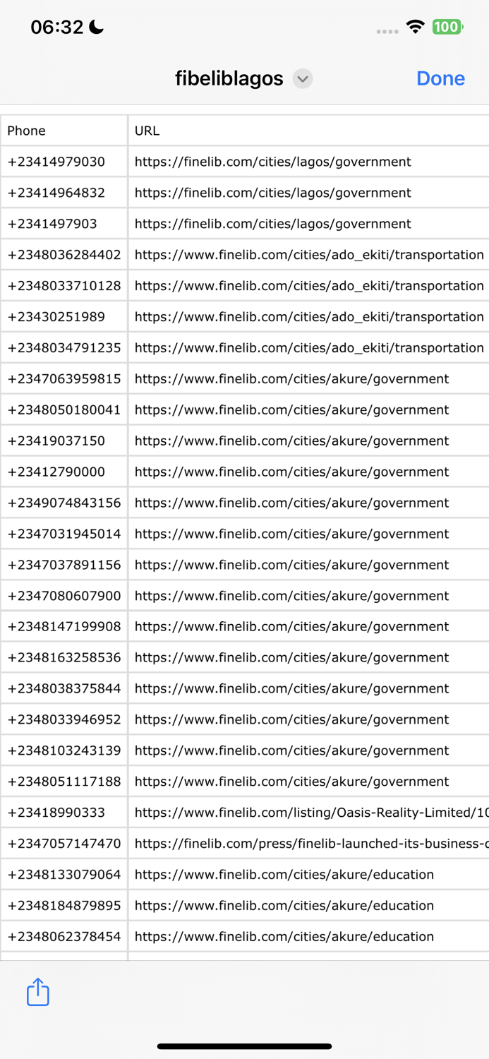 Bulk Phone Extractor