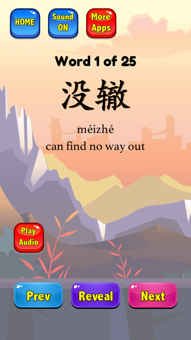 Chinese Flashcards HSK 6 Screenshot