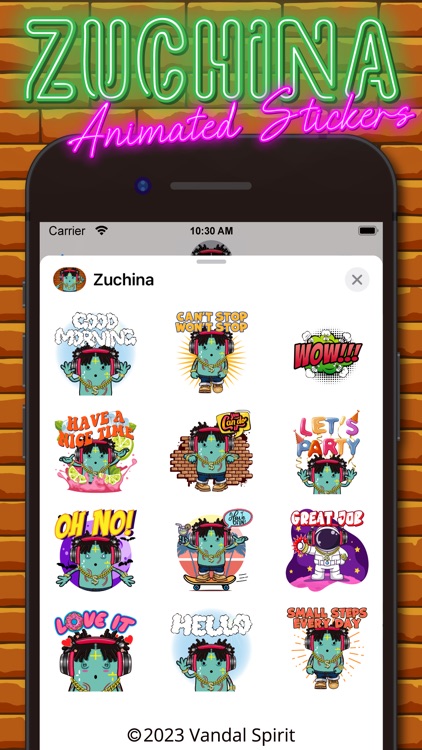 Zuchina - Animated Stickers screenshot-4