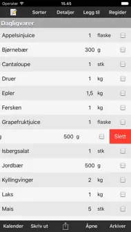 Handlelister iphone bilder 1