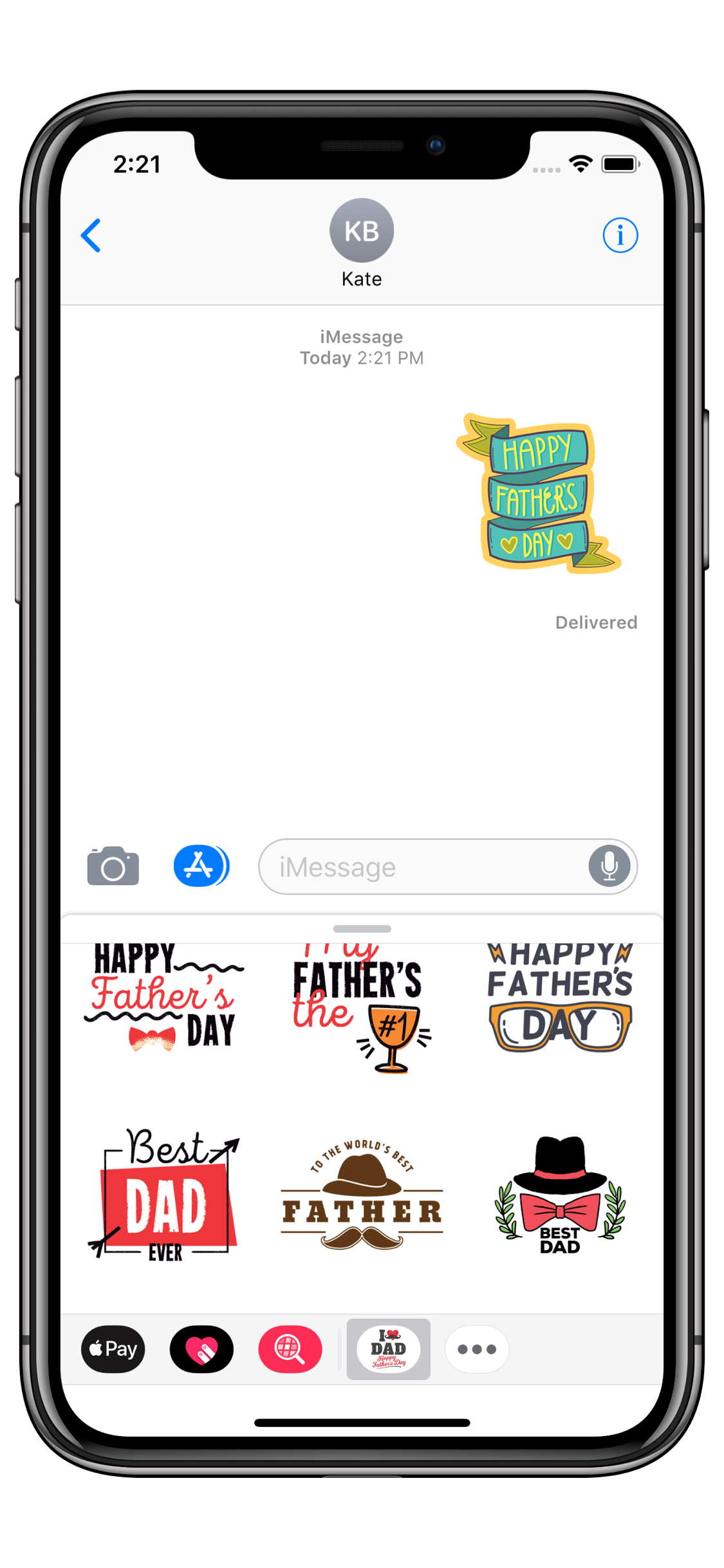 Fathers Day emoji & stickers screenshot 5