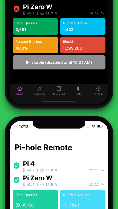 Pi-hole Remote Screenshot