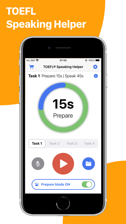 #1. TOEFL Speaking Helper (iOS) By: 晟远 鲁