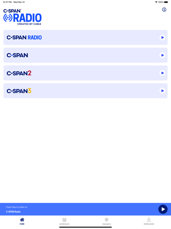 Screenshot #4 pour C-SPAN RADIO