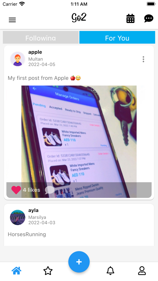 #2. Go2-App (iOS) By: Mustafa Buyukvardar