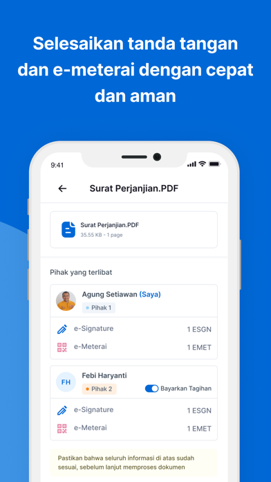 eMET - Meterai & Tanda Tangan Screenshot
