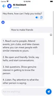 chat ai & content writer iphone screenshot 2