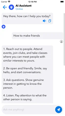 Game screenshot Chat AI & Content Writer apk