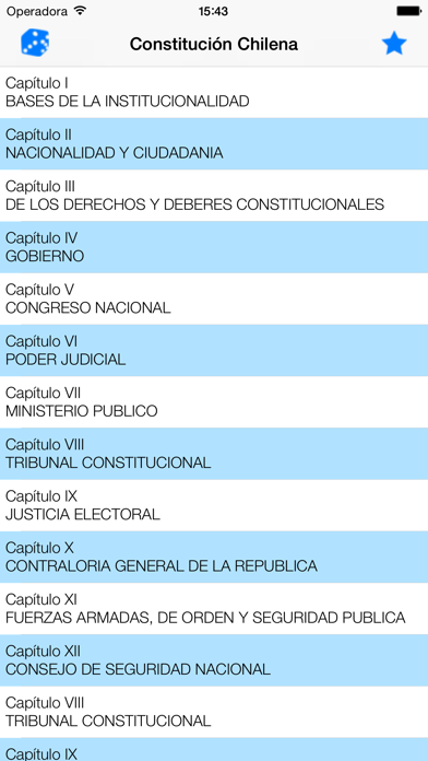 Screenshot #1 pour Constitución Chilena