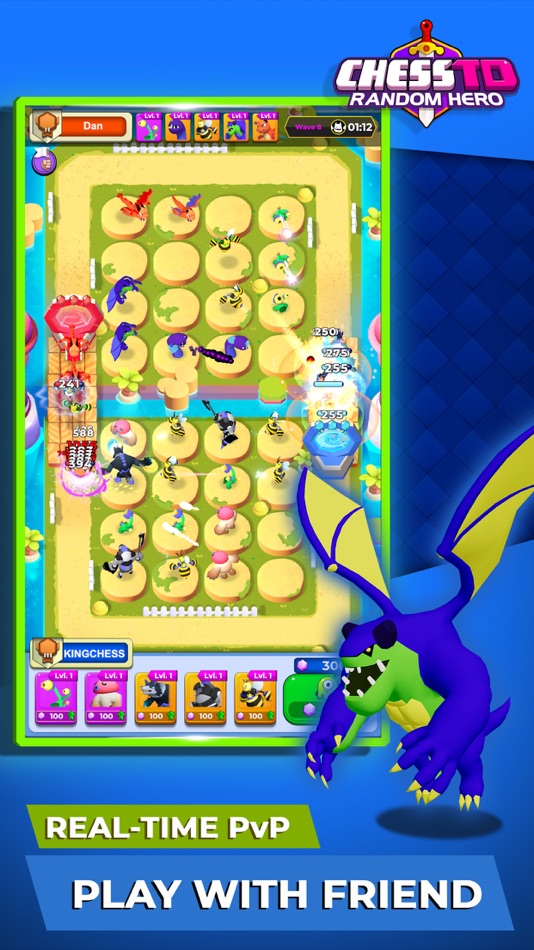 #4. Chess TD 2: Random Hero (iOS) 来自: vmoga