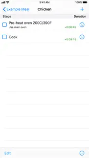 easy cooking timer iphone screenshot 4