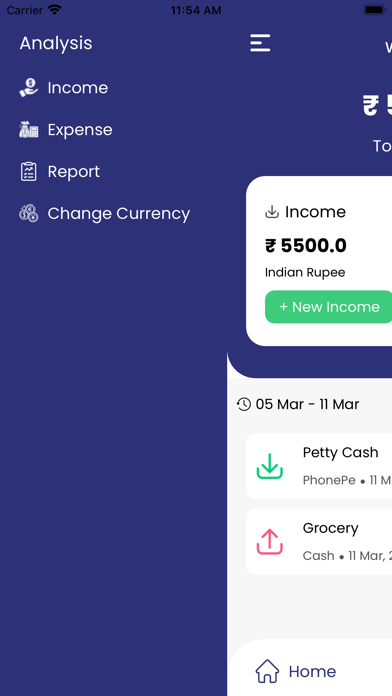Income & Expense Tracker Screenshot