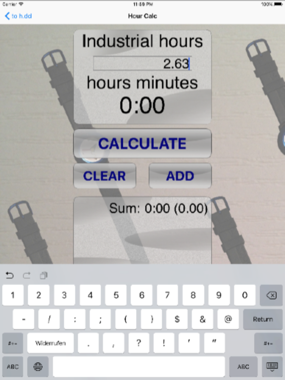 Screenshot #6 pour Hour Calc