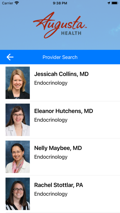 Augusta Health Screenshot