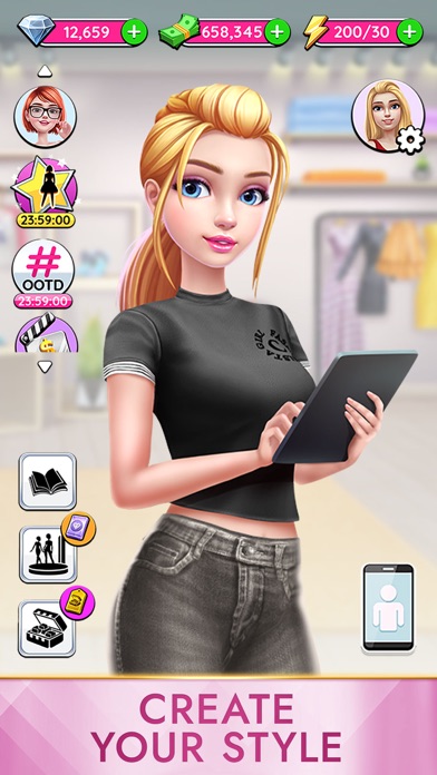 screenshot of Super Stylist Fashion Makeover 1