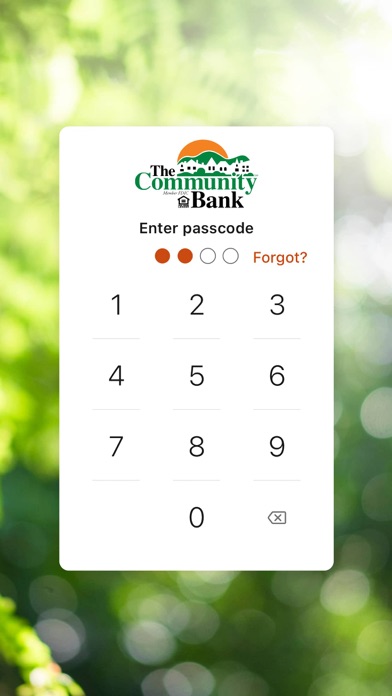 The Community Bank Digital Screenshot