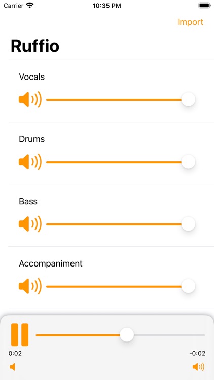 Ruffio: Backing track creator