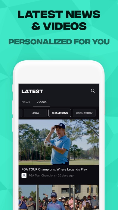 GLF: Golf Live Scores & News Screenshot