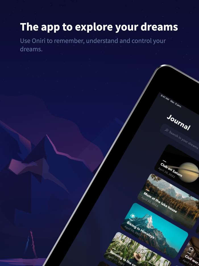 Oniri - Lucid Dream Journal