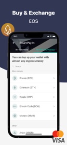EOS coin Wallet by Freewallet screenshot #2 for iPhone