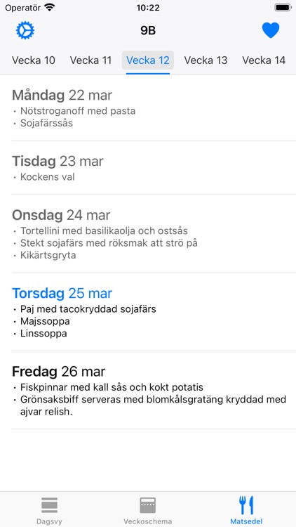Skolschema – enkelt, smidigt