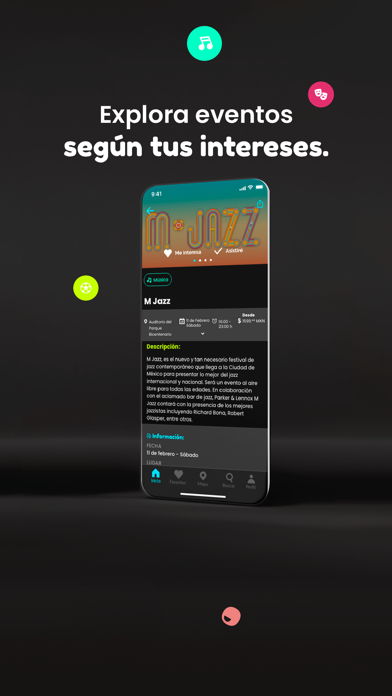 Boom: Eventos y Actividades. Screenshot