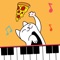Icon Cat Piano Cafe: Cute Cat Games