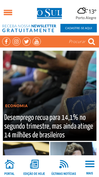 Jornal O Sul Screenshot