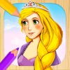 Rapunzel Coloring Book Game
