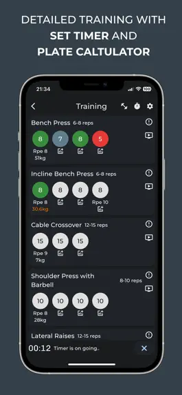 Game screenshot Gym Log: Workout Timer & 5x5 apk