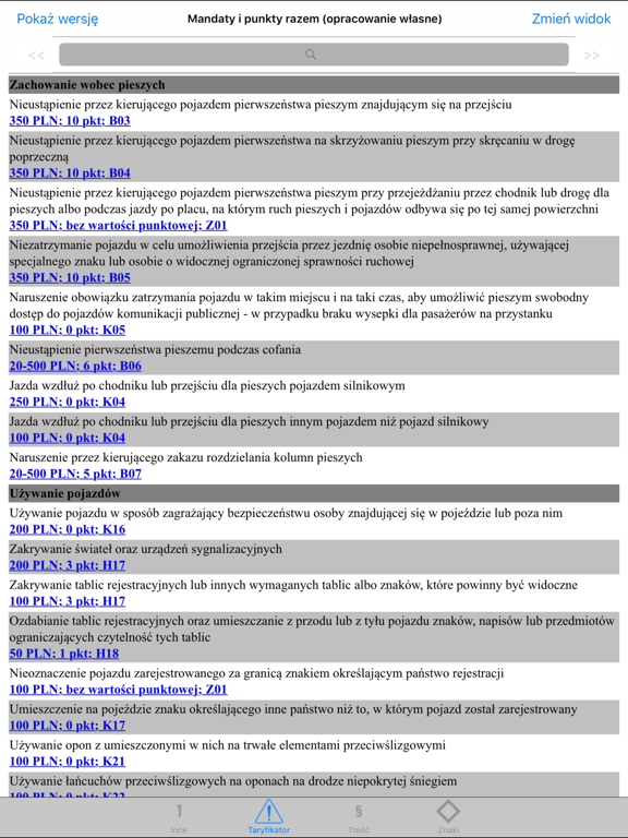 Screenshot #5 pour Przepisy drogowe