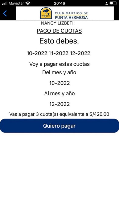 CNPH Club Punta Hermosa Screenshot