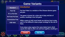 Game screenshot Pai Gow Poker Trainer apk