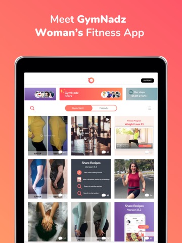Gymnadz - Women's Fitness Appのおすすめ画像1