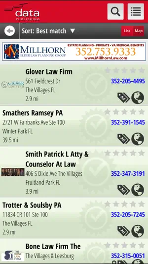 Data Publishing Yellow Pages screenshot 4