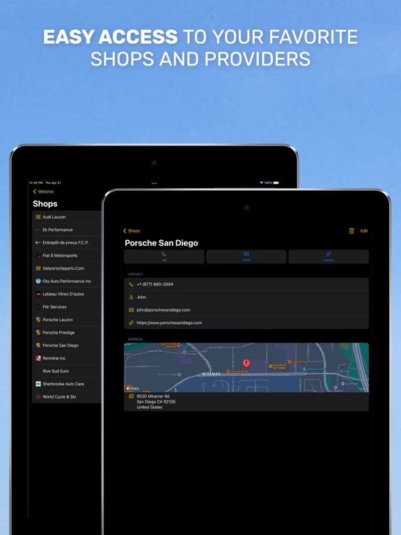 Motorist: Car Maintenance iPad screenshot 7 - Finance app