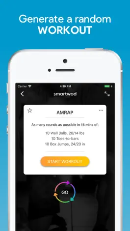 Game screenshot SmartWOD Workout Generator hack