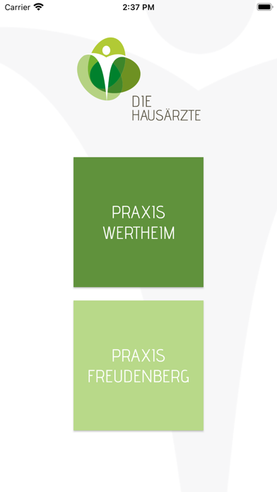die Hausärzte – Patienten-App Screenshot