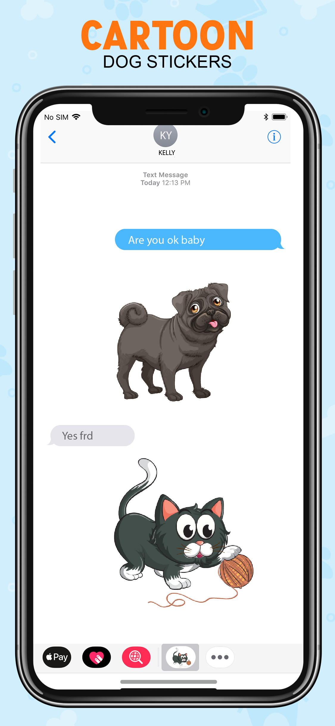 The Cartoon Dog Stickers screenshot 4