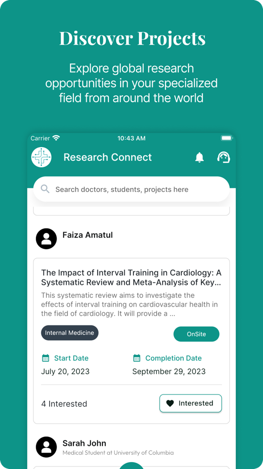 #4. Research Connect App (iOS) 由: Research Connect