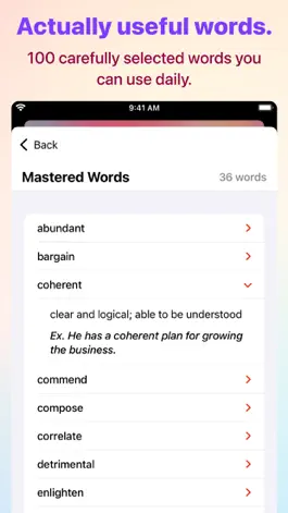 Game screenshot IELTS Vocabulary - 100 Words hack