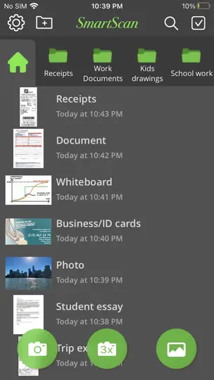Скриншот SmartScan Express на iPhone 1