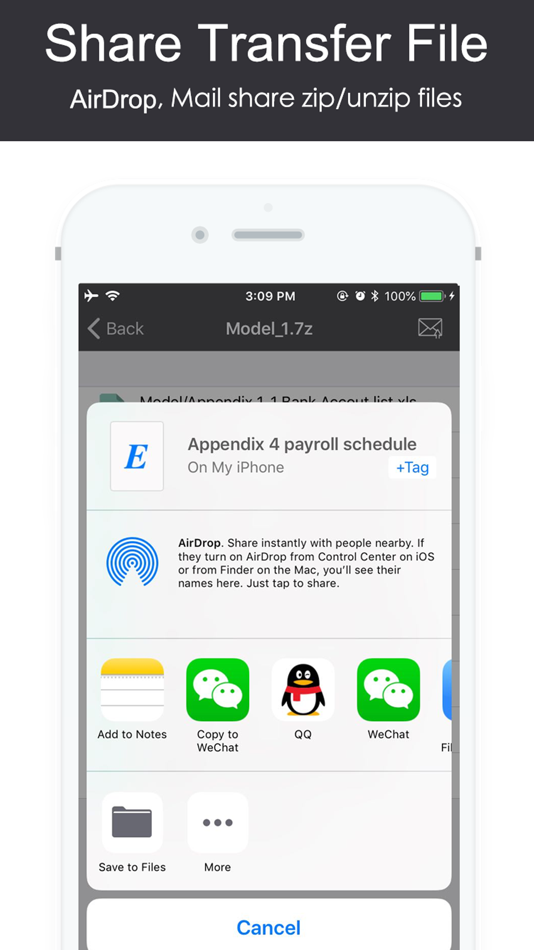 #5. AiZip - Zip Rar 7z Tool (iOS) 由: 小玲 白