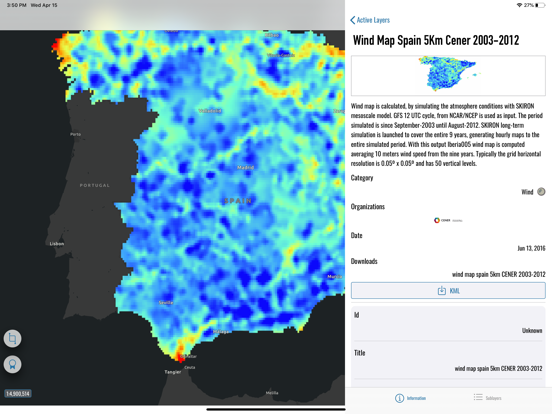REMaps - GIS Renewable Energy iPad screenshot 6 - Navigation app