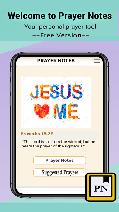 Prayer Notes FV Screenshot