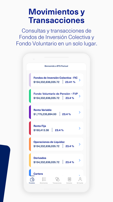 BTG Pactual Colombia Screenshot