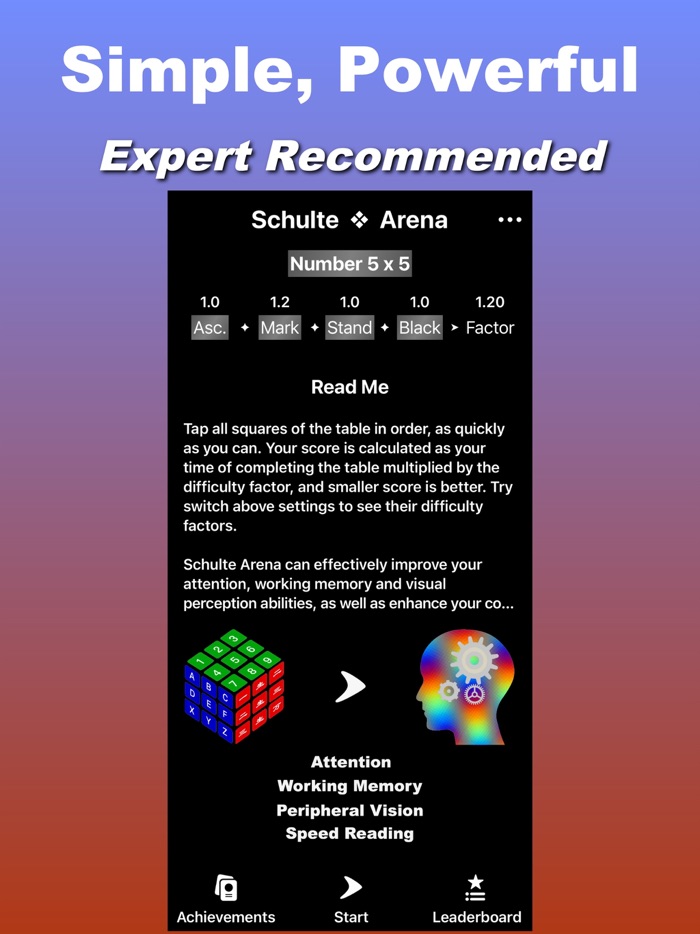 Schulte Arena - Super Brain