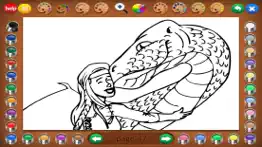 dragon attack coloring book iphone screenshot 3